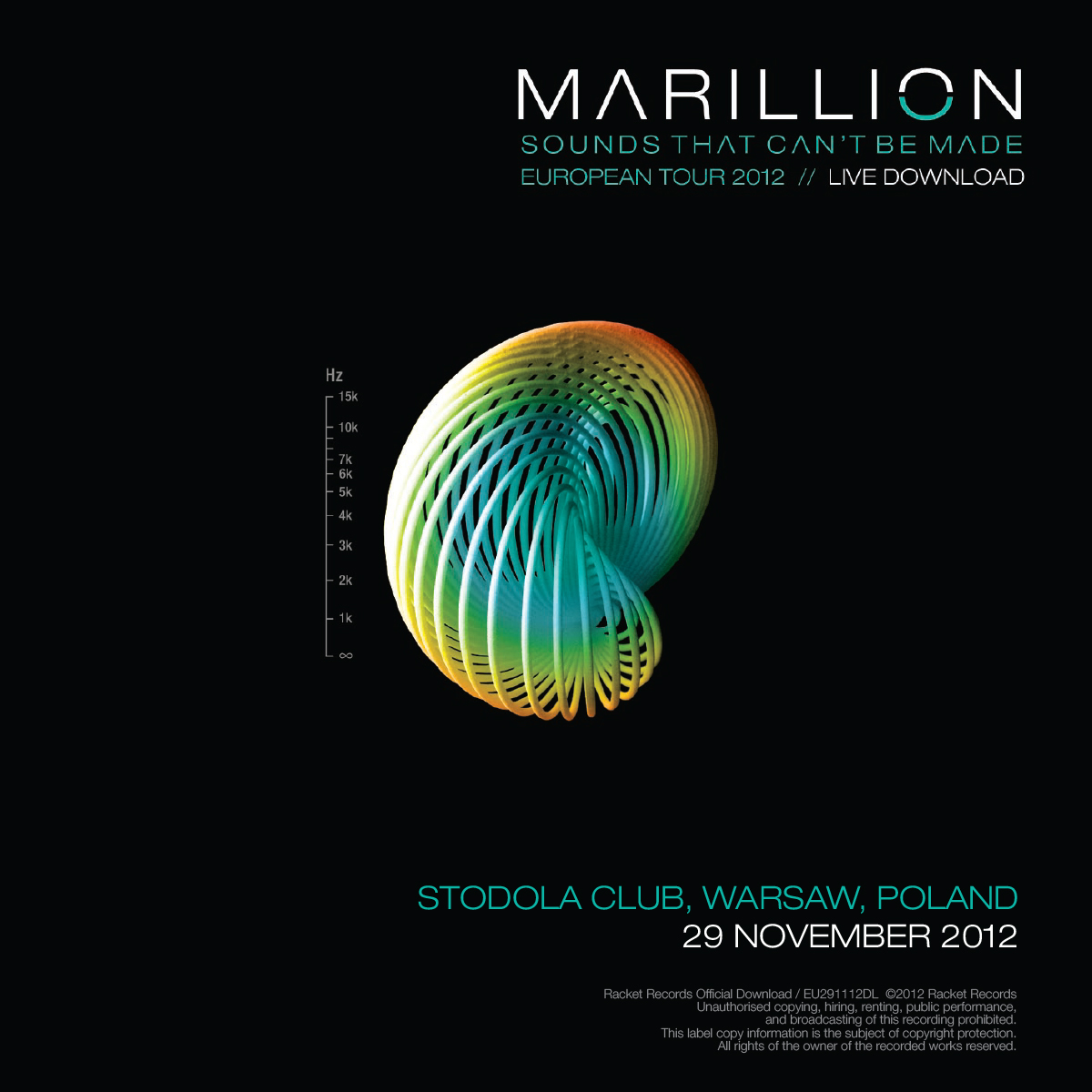 Stodola Club, Warsaw, PL<br>29th November 2012 Live Download 320kbps
