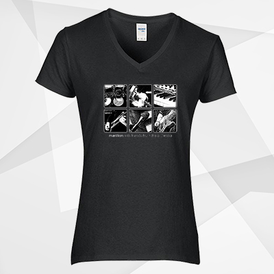 Friends EU Tour '19 Design Ladies Black V-Neck