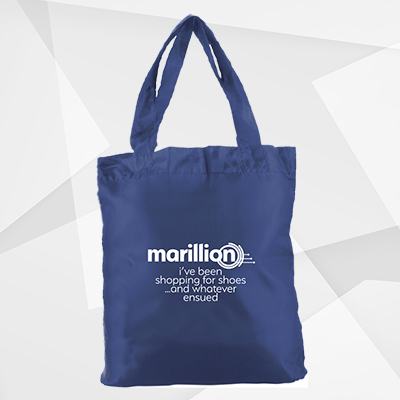 Marillion Logo / Slogan Navy Blue Foldaway Bag
