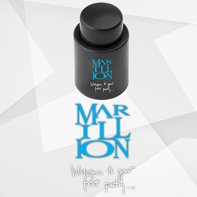 Marillion Logo / Lyric Wine Bottle Stopper