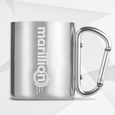 Marillion Logo Engraved Carabiner Mug