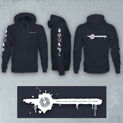 An Hour Before It's Dark Navy Hoodie Navy Hoodie