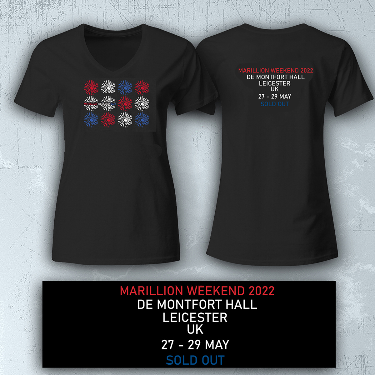 MW 2022 - UK Shirts Ladies Ladies Black V-Neck T-Shirt