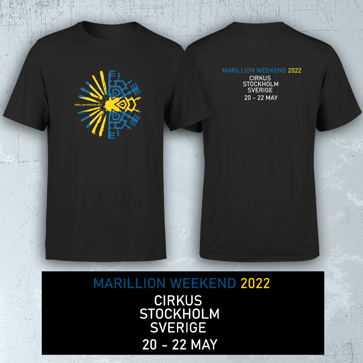 MW 2022 - Sweden Men's Men's Black T-Shirt