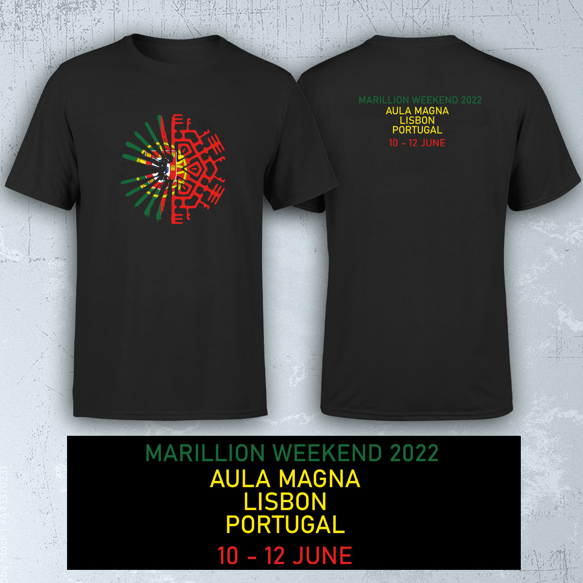 MW 2022 - Portugal Shirts Men's Men's Black T-Shirt