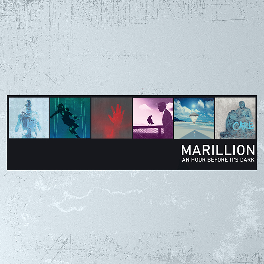 Marillion An Hour Before It's Dark Album Artwork Car Sticker Album Artwork Car Sticker