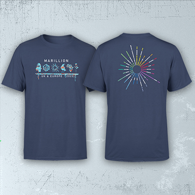 UK & EU Tour 2022 - Mens Navy Blue T-Shirt