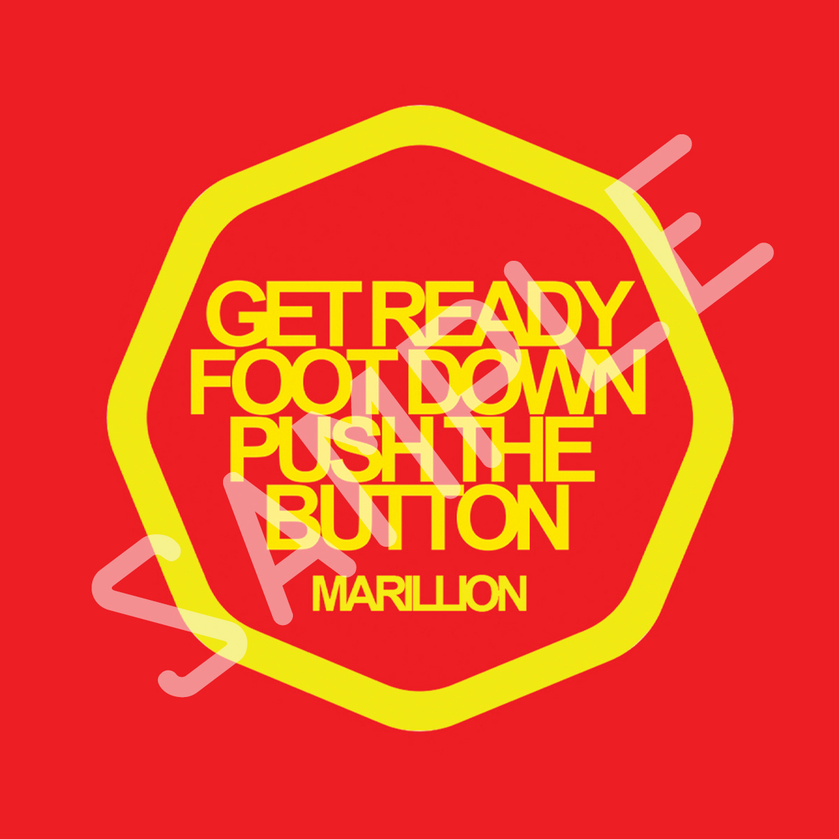 GET READY, FOOT DOWN 3D PVC KEYRING