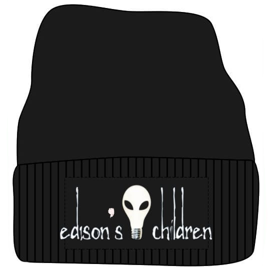 EDISON'S CHILDREN - CUFFED BEANIE HAT BLACK